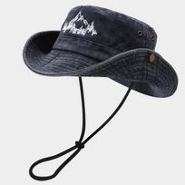 Vintažinė reguliuojama unisex kepurė lauko žygiams ir alpinizmui M（56-58cm） tamsiai mėlyna