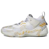 Adidas D.O.N. 3 numeris Trys Karalystės Vyriški Sportbačiai Balti Avalynė-Balta Komanda-Koledžo-Auksinė HQ4502 40⅔