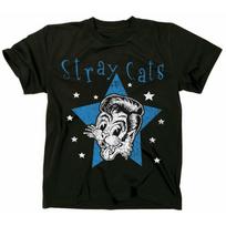 Stray Cats - Star Cat T-Shirt Size S-5XL Reprint Unisex T-Shirt M