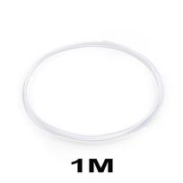 1/2/4M 3D Printer PTFE Tube, 2x4mm Star-shaped Bowden Tubing White 1m