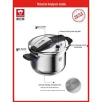 Kambach 304 Stainless Steel German-Style Pressure Cooker