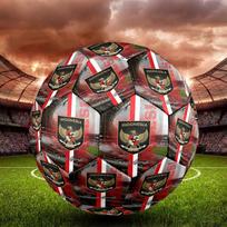 Republik Indonesia Indoor Soccer Ball Size 5 Colorful All Ages Machine Stitched PVC Competition Ready Durable High-Bounce