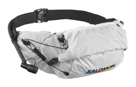 SALOMON 3L Fanny Pack Outdoor Bag Nylon White & Black Unisex LC2092100-C20921