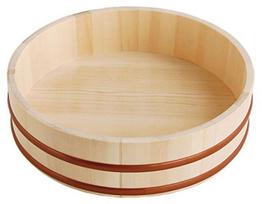 Yamako natūralaus medžio suši ryžių indas, 30 cm (3 puodeliai) beige
