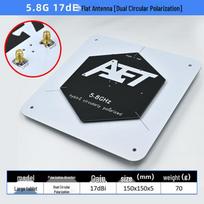 AEROEGGTECH 5.8G Dual Circular Polarized FPV Flat Panel Antenna