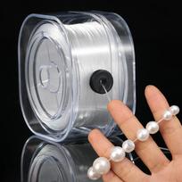 180m White Strong Elastic Crystal Beading Cord 0.8mm for Bracelets Stretch Thread String Necklace DIY Jewelry Making Cords Line
