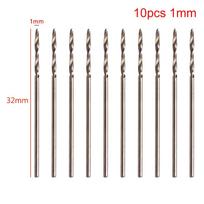 10Pcs High Speed Steel Cobalt Twist Drill 1/1.5/2/2.5/3/3.2/3.5mm M35 Spiral Drill Bit Round Shank HSS-Co Twist Drill Bits