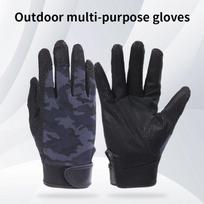 STadpole ST2520 Universal PU Leather Gloves Outdoor Lightweight Non-slip Breathable Moisture-Wicking Full-finger Mountaineering M kamufliažas