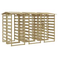 vidaXL Pergolas with Roof 6 pcs 100 x 90 x 200 cm Pressure Treated Pine Wood