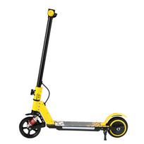 Simate S5 sulankstomas vaikiškas elektrinis paspirtukas itin lengvas 7,2 kg 130 W variklis 14 km/h saugus greitis 70 kg apkrova lauko pramogoms E-paspirtukas geltona