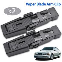 2X priekinio valytuvo šluostės svirties užrakto tvirtinimas BMW 5 serijai 1996-2003 A4 B6 2000-2003 Peugeot 607 automobilio keitimas juoda