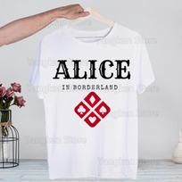 Alice In Borderland Usagi Arisu Kuina Chishiya T shirts Fashion Men And Women Tops T-shirt Short Sleeve Unisex Tshirt S