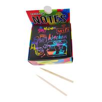 Scratch Notes Set Scratch Doodle Art With 100   Paper,2 pen