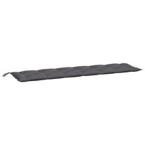 vidaXL Garden Bench Cushion Anthracite 200 x 50 x 7 cm Oxford Fabric