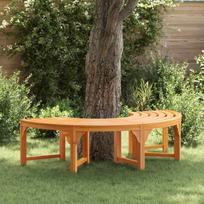 Tree Bench Natural 160 x 80 x 45 cm Solid Eucalyptus Wood