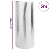 Radiator Heat Reflector Foil Silver 5 x 1 m Polyethylene