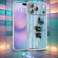 Cute Sea Otter For iPhone 17,12,11,14,13,15,16,Plus,Air,Pro,Max,E,Mini for Magsafe Magnetic Frosted Phone Case iPhone12PROMAX