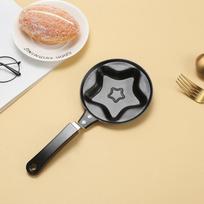 Mini Nonstick Heart Pan Egg Fry Skillet Compact Pancake Maker for Couples Kitchen Romantic Breakfast Cooking C
