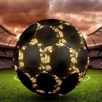 Golden Flower Indoor Soccer Ball Size 5 Colorful All Ages Machine Stitched PVC Competition Ready Durable High-Bounce