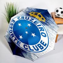 Cru-zeiro Esporte Club Crest Printed Automatic Umbrella, 8-Frame for Travel, camping, Casual Umbrella, Essential Gift for  for family and friends