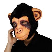 Orangutan Mask Halloween Prank Animal Headgear Latex Full Face COS Party Escape Room npc Props Little Gorilla