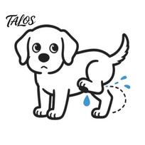 Dog Peeing Toilet Seat Sticker, Puppy Water Tank Sticker, Waterproof PVC Toilet Seat Cover Decal, Self-Adhesive Toilet Lid Decals for Bathroom Wall juoda