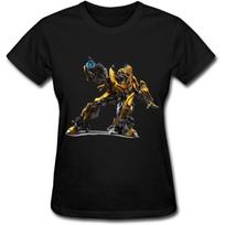 DONVAN Women's Transformers Bumblebee T-shirt L Black S įvairiaspalvis
