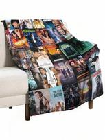 Keanu Reeveso filmų plakatų pledas Prabangus storas pledas Turistinis pledas Žiemos lovos pledai#Spalva_MULTI,Dydis_75X95CM 75X95CM pilka spalva