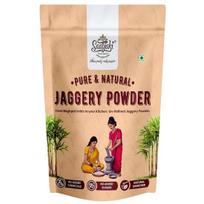Saatyaki Naturals Organic Jaggery Powder -400gm | Sweetener for Cooking & Beverages | Pure & Chemical-Free Desi Gur/Gud Powder 400GM