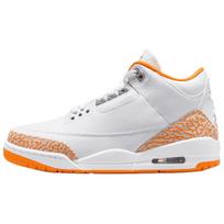 Jordan Air Jordan 3 Vintage Basketball Shoes Women's White Orange CK9246-101 36