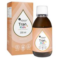 Aliness Menkių kepenų aliejus KIDS, Apelsinų skonio – 200 ml