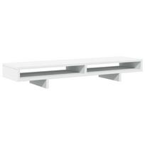 vidaXL Monitor Stand White 100 x 27 x 15 cm Engineered Wood