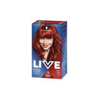 Schwarzkopf LIVE spalvos plaukų dažai ilgai išliekantys Klevo lapo raudoni 035 raudona
