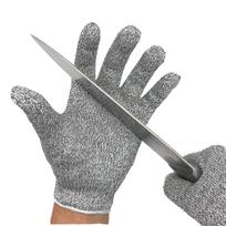 Weston High Dexterity Black Ultrathin Garden Work Safety Gloves Breathable Lightweight Nylon Anti-Cut ANSI 5 Anti-Static Knit (Gray,M&General Purpose Work Gloves) pilka spalva