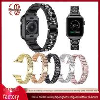 Universal Rhinestone Metal Watch Strap for Apple, Samsung, Huawei Watches Samsung 22mm žvaigždžių šviesos spalva