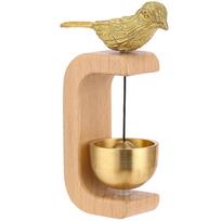 1 Pc Brass Gold-colored Wind Chime, Used For Home Decoration, Doorbell, Wind Chime Accessories, Pendant, Car Ornament.