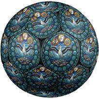 Oceanic Glass Round Football Size 5 Adult Ball Suitable for Training Matches and Outdoor Team. įvairiaspalvis