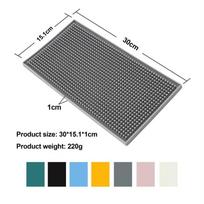 Liquid Absorbent Silicone Bar Mat Silicone Bar Drying Mat Stylish Coffee Spill Mat  For Restaurants pilka