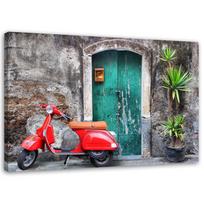 Canvas print Vespa scooter Toscana 60x40 įvairiaspalvis