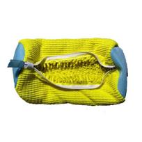 1pc Washing Shoes Bag Cotton Laundry Fluffy Fibers Easily Remove Dirt Washing Bags Anti-Deformation Shoes Clothes Organizer geltona