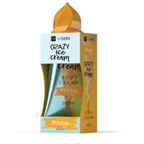 HISKIN Crazy Ice Cream Mango - drėkinamasis kūno kremas su mango ekstraktu, 200 ml