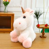 New cute unicorn doll plush toy cute pony unicorn soothing doll girl gift 25 cm rožinė