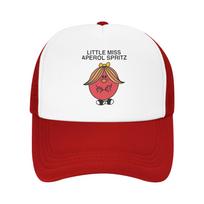 Funny Cute Little Miss Aperol Spritz Camping Mesh Baseball Caps For Womens  High-end Female Beach Golf Hat Snapback Cap One Size