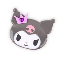 Kokoa - Sanrio Kuromi Face Mirror & Comb Set Black & White