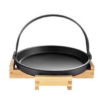Zhi Shi Cast Iron Teppanyaki Grill Pan with Handle
