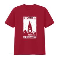 Blackcraft Cult Death Tarot Card Gothic Punk Pentagram Satanic T Shirt vintage Washed homme streetwear designer clothes S
