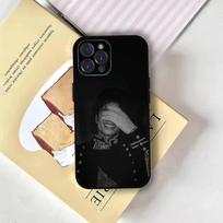 1pc Singer Michael Jackson Phone Case For iPhone17,16,15,14,13,12,11 Plus,Pro Max,Soft Black Cover iPhone17