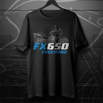 Suzuki XF650 Freewind 1997-2003 - Motorcycle T shirt for Riders 4XL