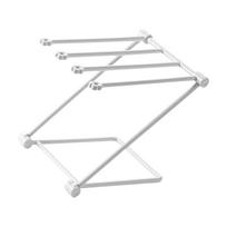 Countertop Dishcloth Drying Rack 4 Arms Folding Vertical Hand Towel Stand Dish Rag Storage Holder for Kitchen Light Gray šviesiai pilka spalva
