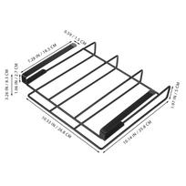 Heavy Duty Hanging Cutting Board Rack Wall Mount Kitchen Organizer Vertical Storage Rack for Large Medium Small Cutting Boards juoda